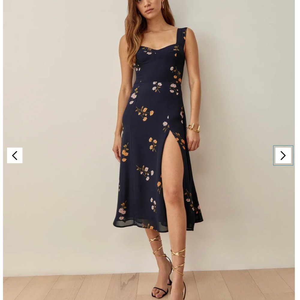 Reformation Fulton Dress $265 Color: princess_margaret Size: 2